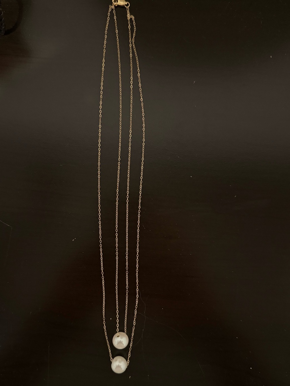 Saks Fifth Avenue Gold Lobster Clasp Necklace - Picture 4 of 5